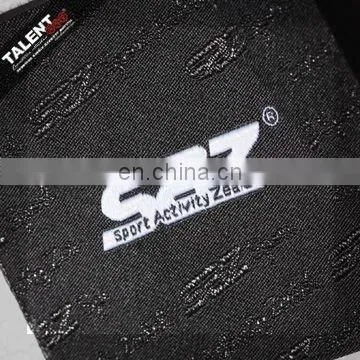 custom sports activity wear woven main label for garment