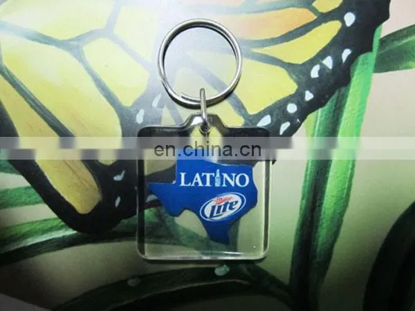 Sea turtle shape with personally design card inserted Acrylic keychain