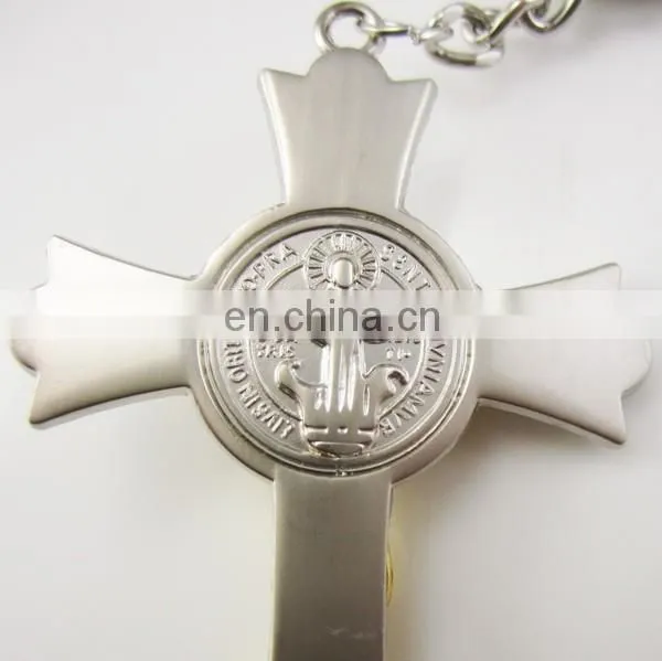 Catholic Saint Benedict Crucifix Cross keyring key chain
