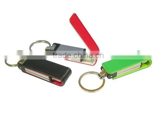 2GB leather promotion usb flash drive