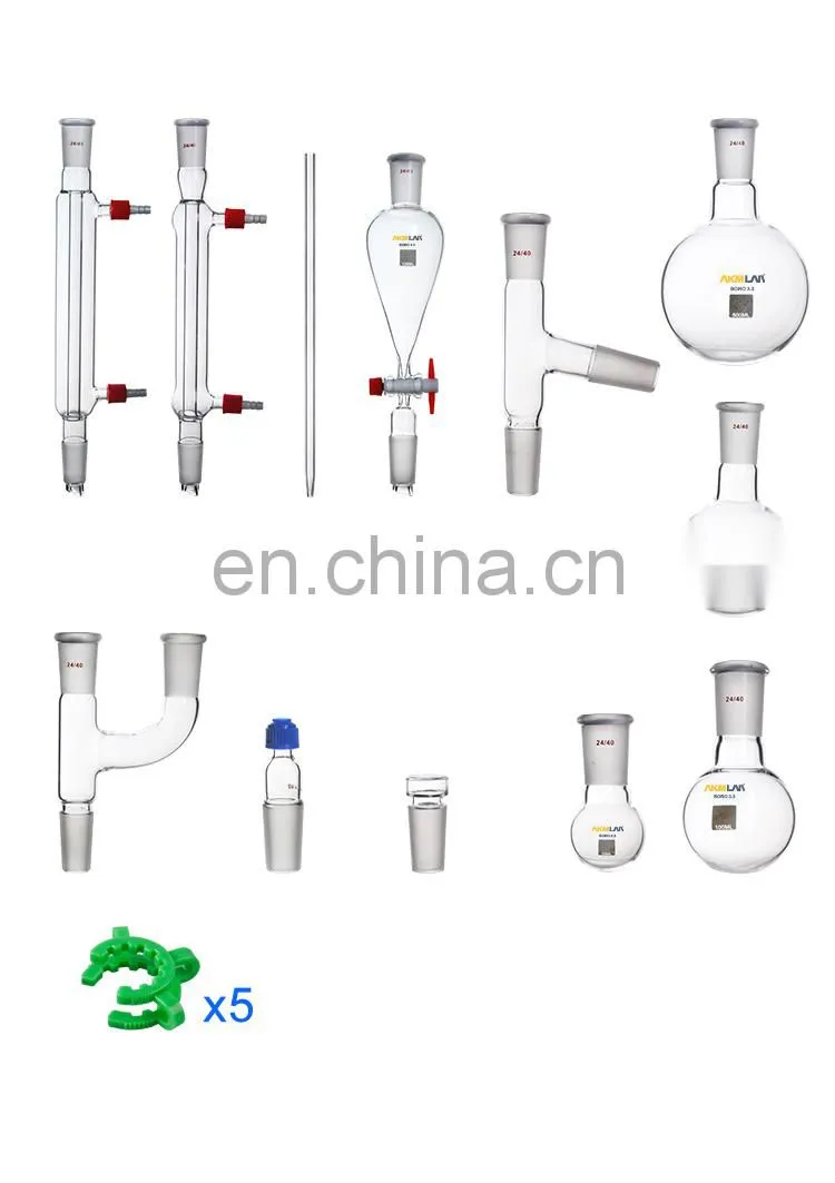 AKM LAB Manufacturer Chemistry Equipment Glassware Distillation Kit
