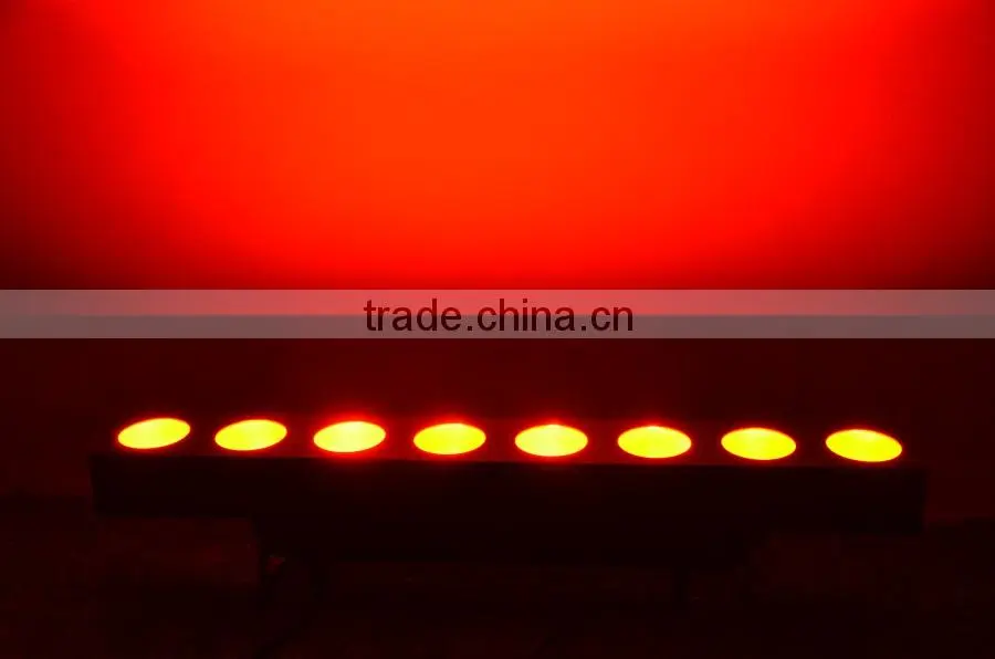 8PCS*30W rgb 3 in 1 good color mixing cob led wall washer light