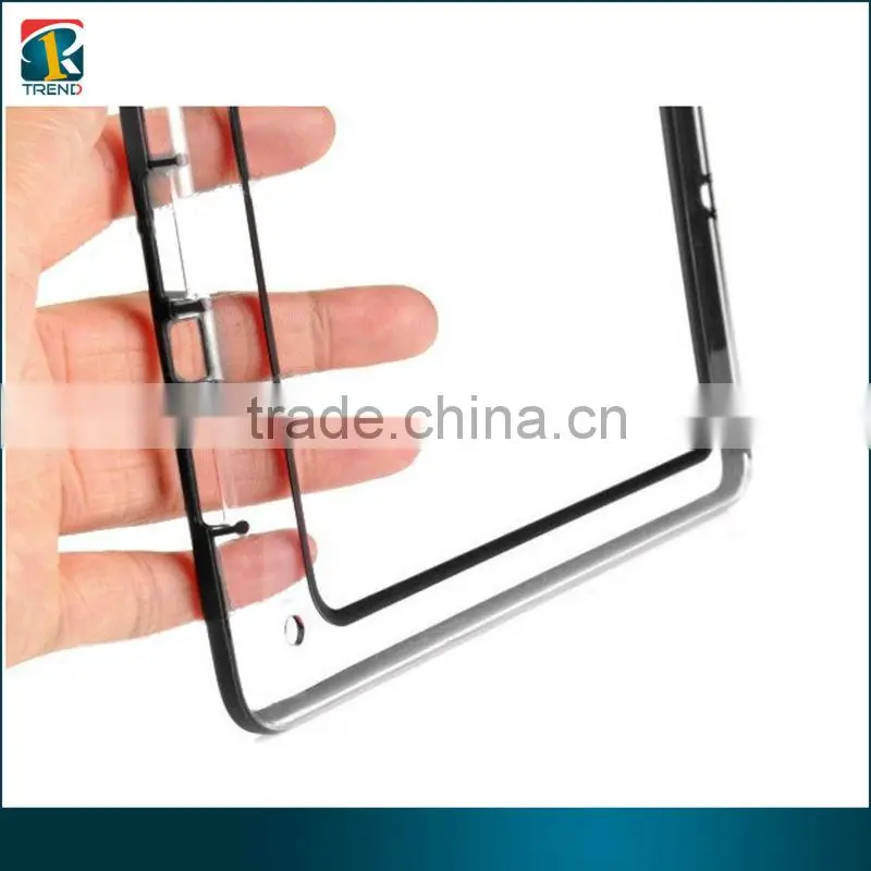 crystal clear bumper case cover for ipad mini tablet