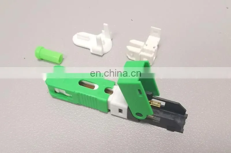 China Manufacturer SC Field Assembled Fiber Connector FTTH Fast Connector ESC250D