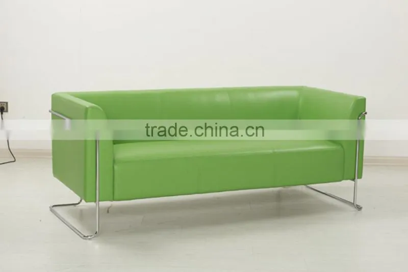 Workwell popular style office sofa set with wooden armrest kw-SS02