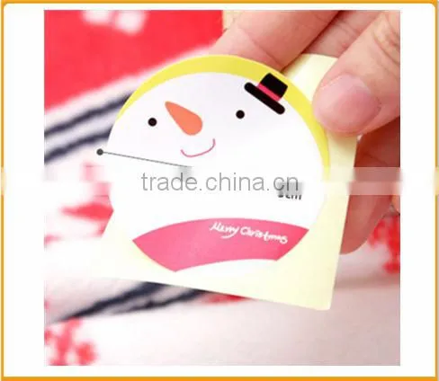 Adhesive decoration PVC merry Christmas sticker/Promotional Removerable Christmas Sticker