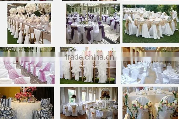 Eco-friendly Table Cloth Table Skirting Designs For Wedding