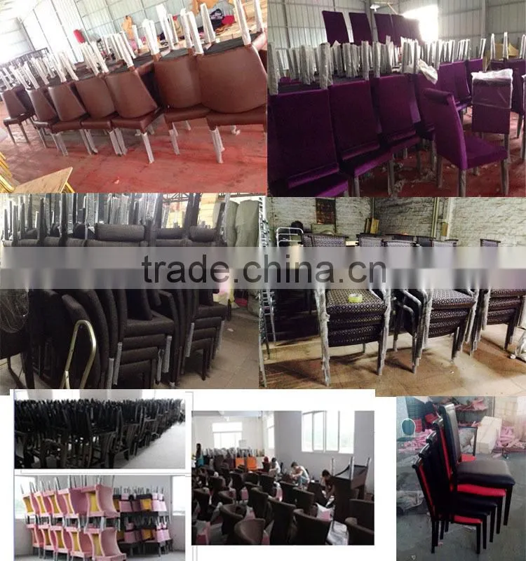 European style Stable quality metal frame luxury chair