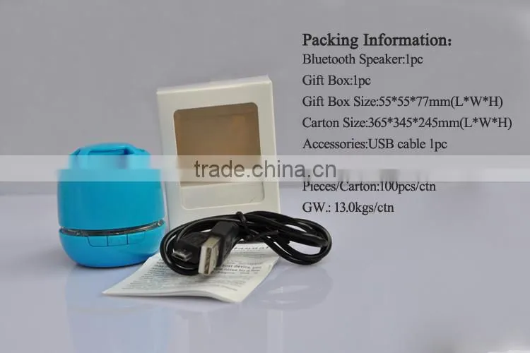 Magic wireless mini powerful my vision bluetooth speaker with silk screen printing can be provided
