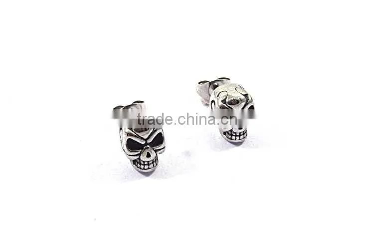 Fashion earring designs new model earrings skull punk earrings