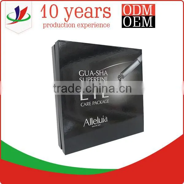 white hard cardboard box for cosmetic