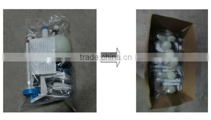 Toilet cistern Bottom inlet valve top press