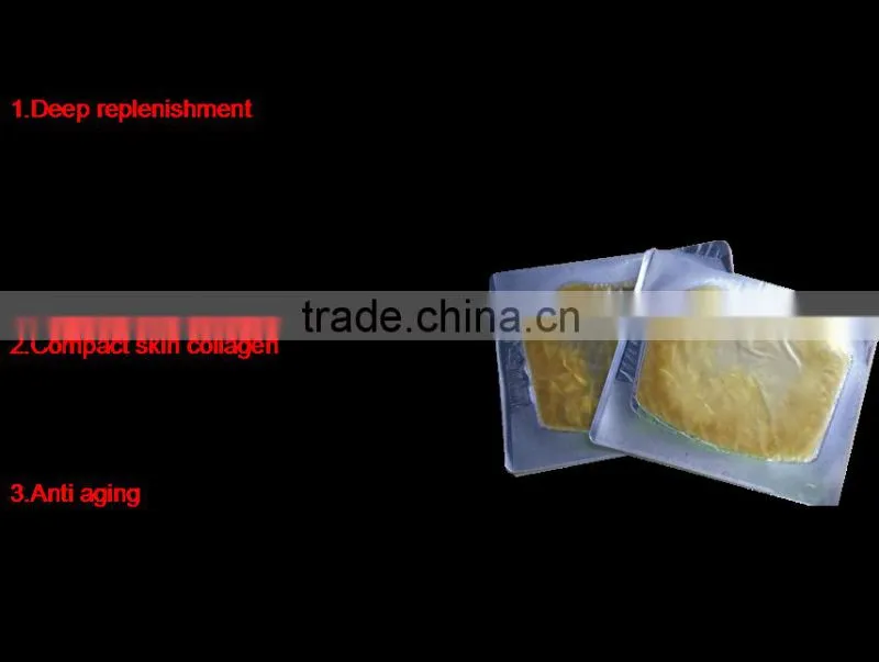 CE certificated!24K Nano Golden Collagen neck mask,High Quality Neck Mask