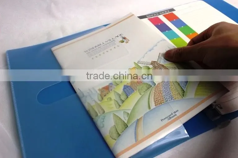 light weight clear book clear file for school use