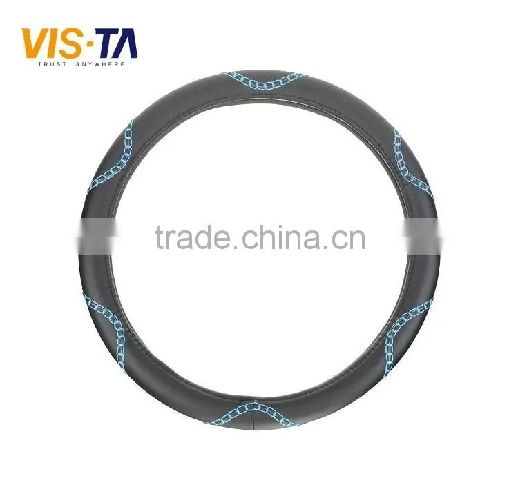 2016 Year Best Price Micro Fiber Steering Wheel Cover Leather