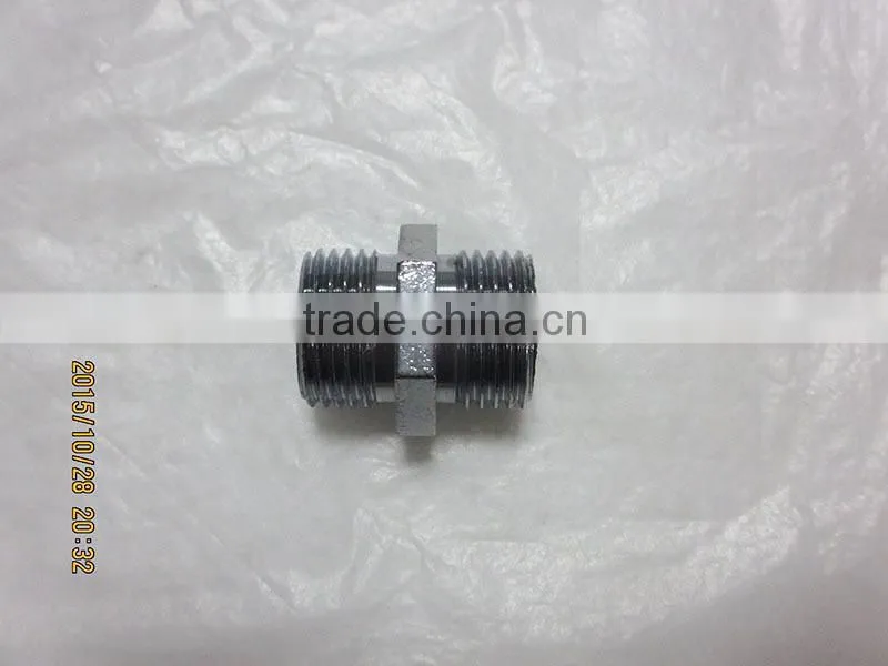 Factory supply-zinc double nipple/zinc pipe union for pipe fitting