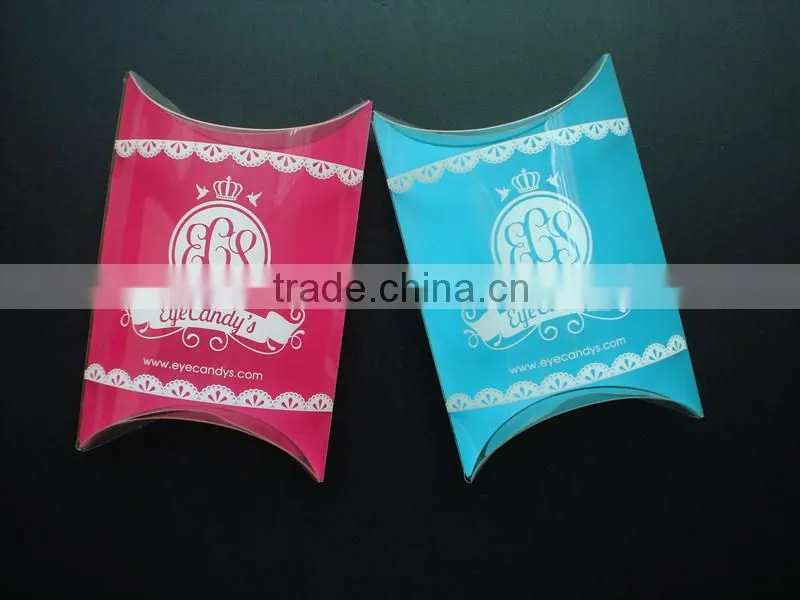 small clear plastic PET pillow box