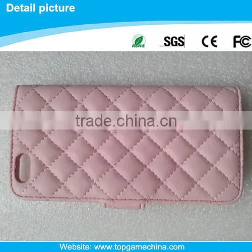 Leather smart folio case for iphone 6 Flip leather case