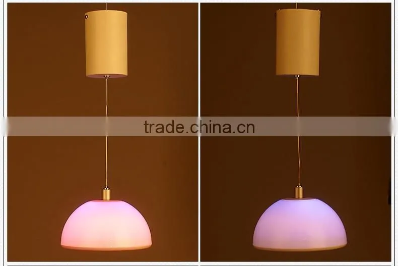 Modern New Design Wooden Pendant lamp Modern Fancy design LED pendant light JK-862-M color change mood light Magic pendant light