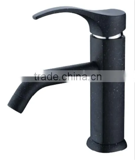 2015 Newest fashion UPC washbasin black faucet tap mixer