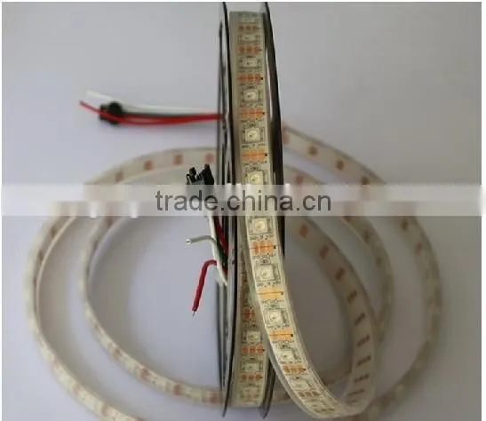 IC Built-in SMD5050 LED DC5V 60pcs per meter addressable RGB led flexible strip light