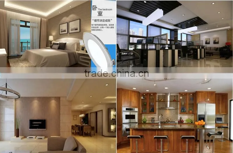Hongzhun new product 6w 12w 18w glass panel with warranty 2 years