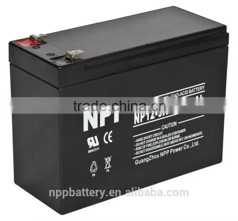 Small 12 volt sealed lead acid 12V9AH Battery