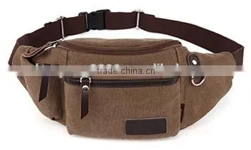 canvas hunting travel sport pocket waist bag fanny pack Brand designer small shoulder messenger bag for men