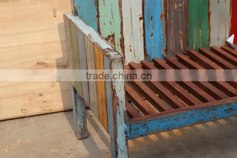 Chinese antique furniture, reproduction antique colorful chair