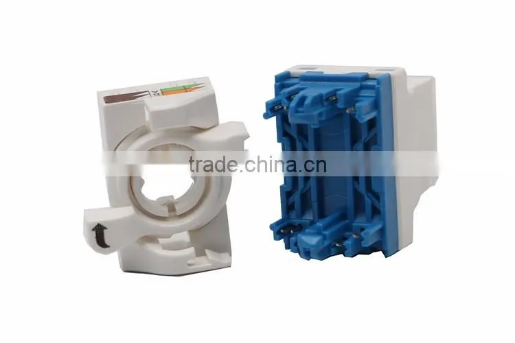 without tool cat6 utp keystone jack, rj45 cat6 wall jack connectors keystone jacks