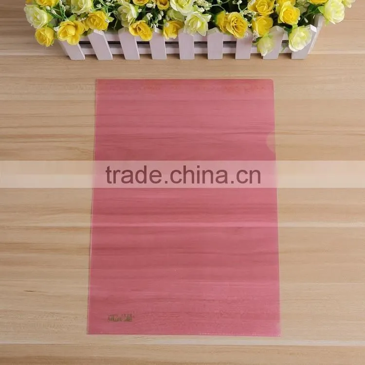 Business stationery PP material L shape file folders