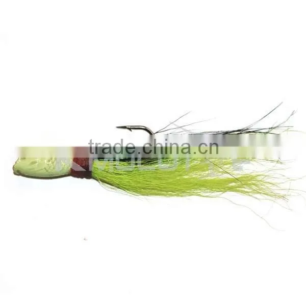 wholesale bass fishing lure bucktail jig fly fishing bait