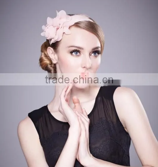 wholesale hair floral accessory fascinator plain for girls