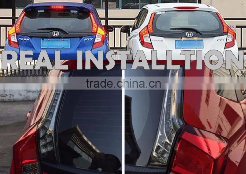New trend product LED RED Brake Warning For HONDAA FIT Rear Pillar Light