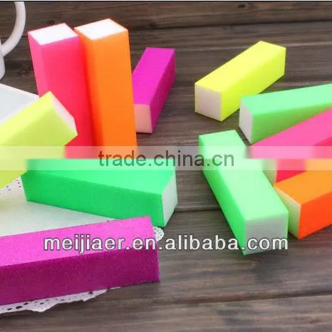 White buffer fluorescent sanding block