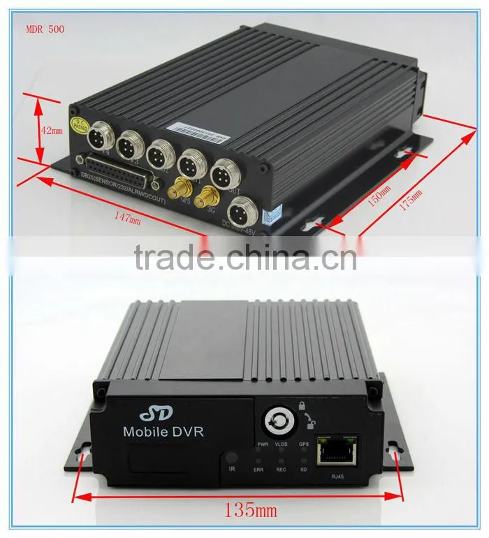 Made in China MDVR 128GB SD Card Car/Truck 4CH DVR Realtime CCTV DVR best Security&Protection products