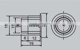 Hot sale magnetic door contact switch PY-C36B