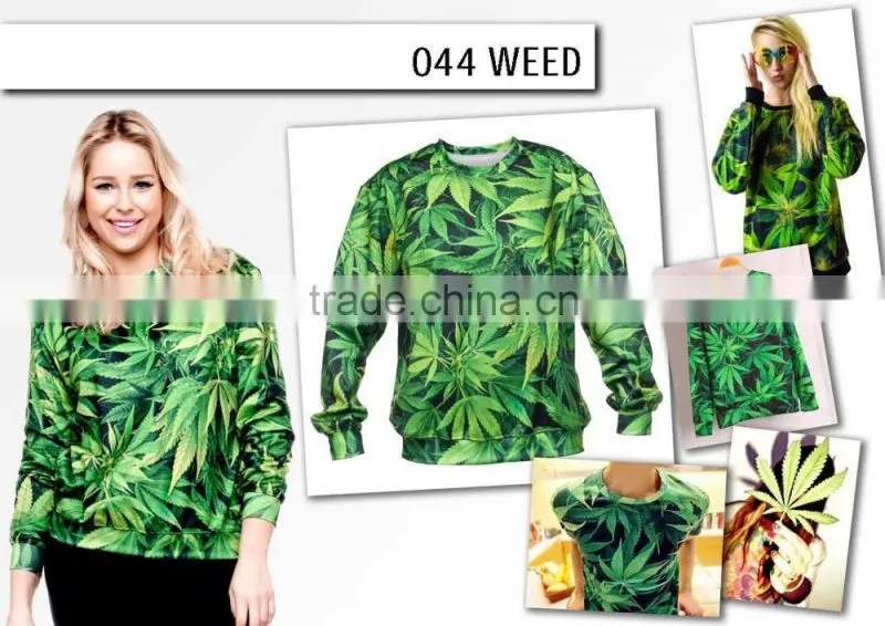 fashion vintage plant high quality 3d digital print fullprint crewneck sweatshirt spring autumn unisex custom oversized pullover