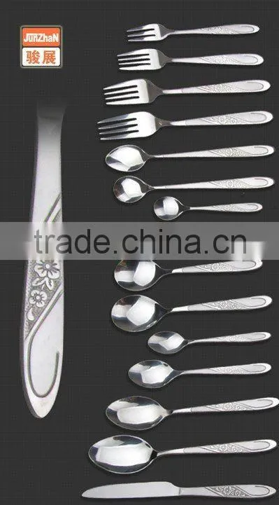 India style Stainless Steel Flatware Set with low price