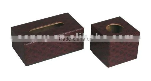 Custom tissue paper box