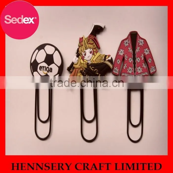 high quanlity soft rubber paper clips