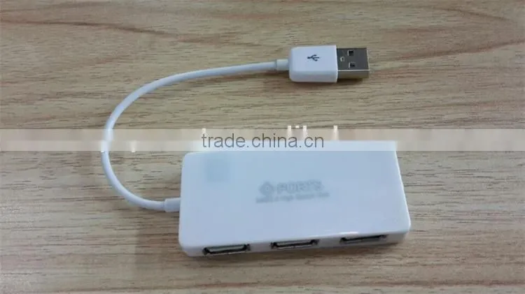 Computer flat slim 4 port usb 2.0 hub as promotional gift