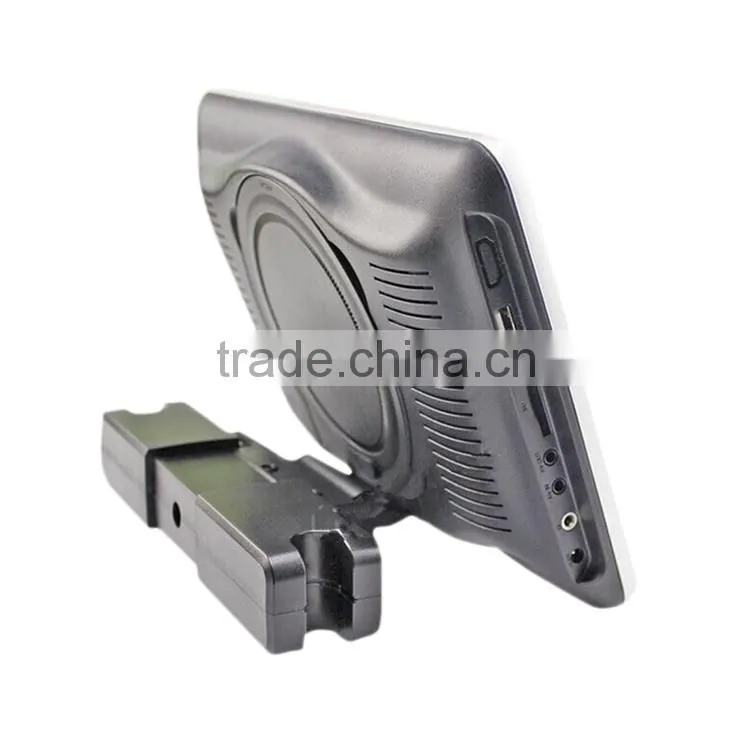 Chelong new 10.1inch headrest DVD player with touch screen/ button with bracket hanging behind of front seat