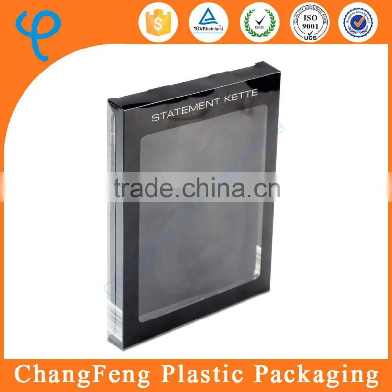 Clear Window Plastic Packaging Box for Tablet