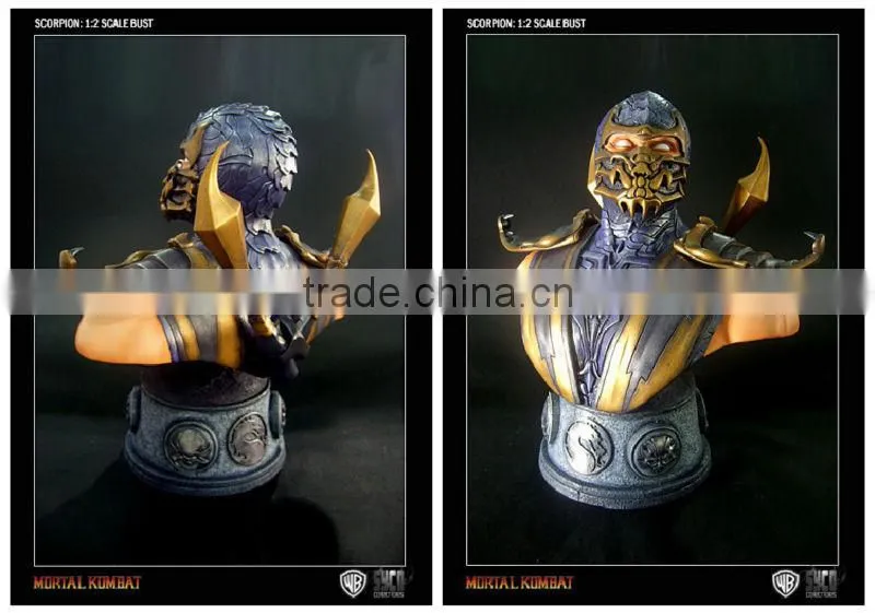 1/2 scale Mortal Kombat MOVIE character resin bust