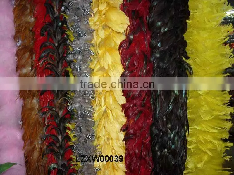 Full Fluffy coque feather Boa LZBYK36