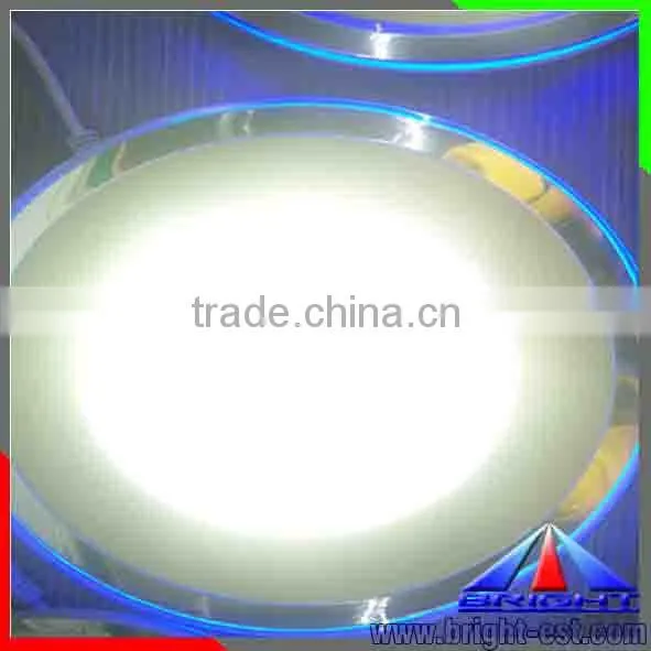 Double color blue+white 6W decoration LED panel light with CE RoHS