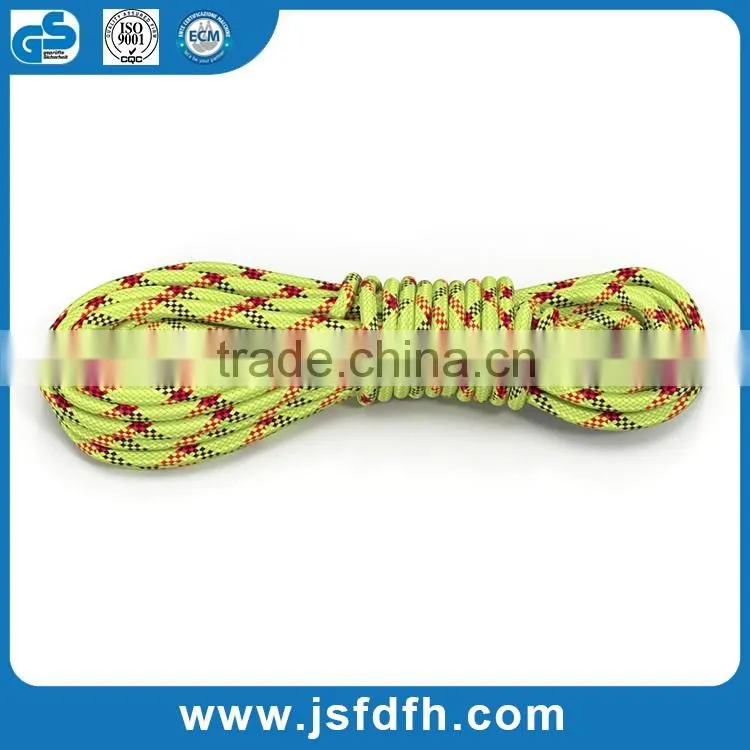 2016 Hot Sales Polyester Rope Safety Climbing Rope With High Quality