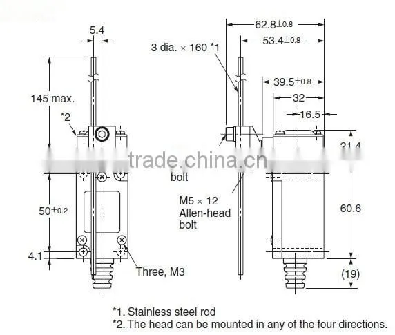 elevator omron limit switch HL 5050