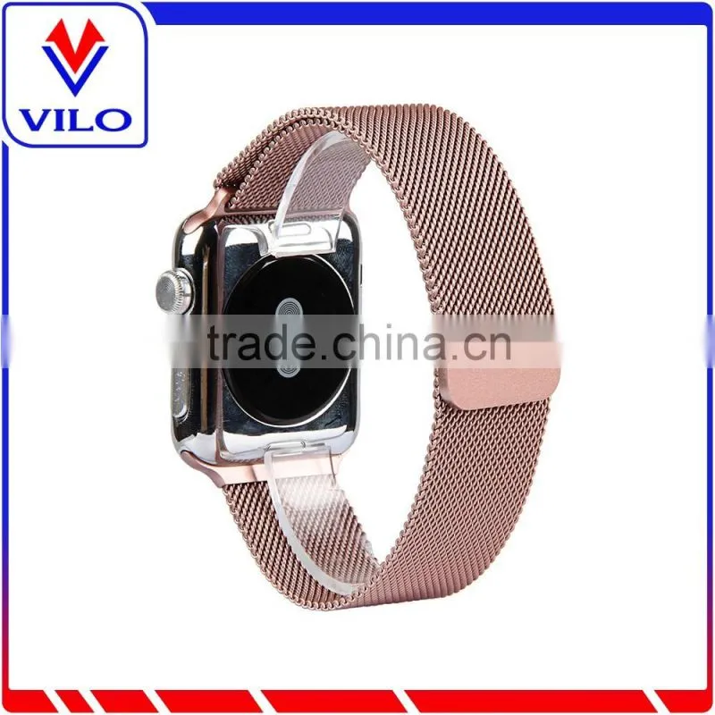 Milanese Loop Strap Link Bracelet Stainless Steel Band For Apple Watch Mesh Wrist Strap